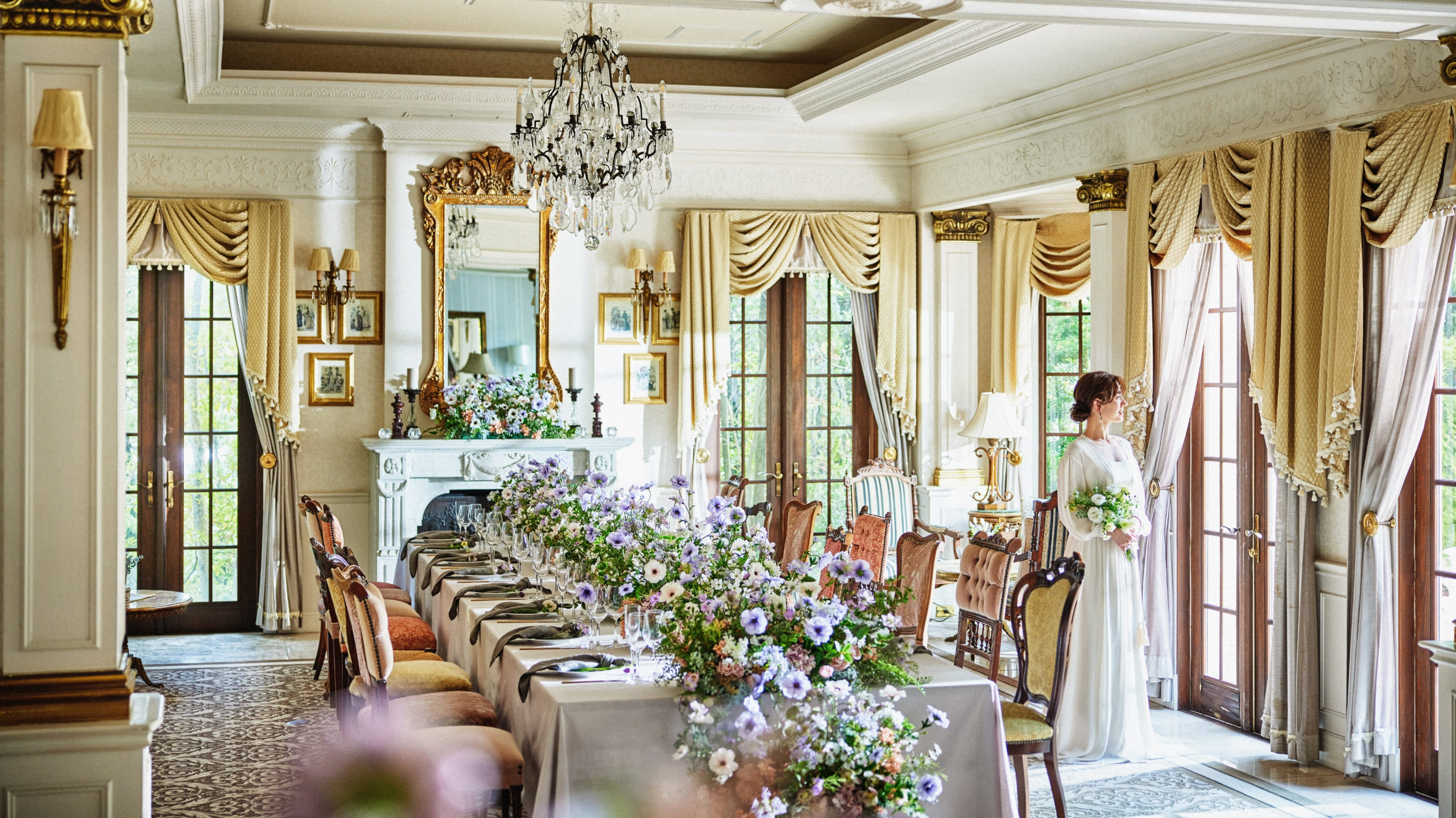 結婚披露宴の様子