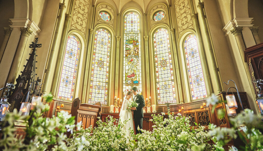 【400着の衣装から選べる！】美しい大聖堂や広大なガーデンでのフォトウェディングプラン