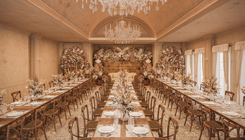 【リニューアル記念★プレミアムプラン】<br>ドライフラワーに囲まれたNEW披露宴会場の結婚式がお得に★